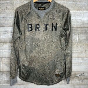 Burton small printed long sleeve top small